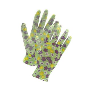 Γάντια νιτριλίου με λουλούδια Νο.10