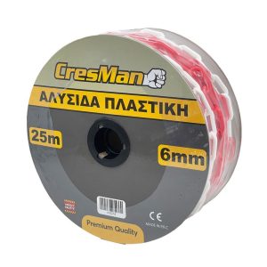 Αλυσίδα πλαστική 25m x 8mm CRESMAN
