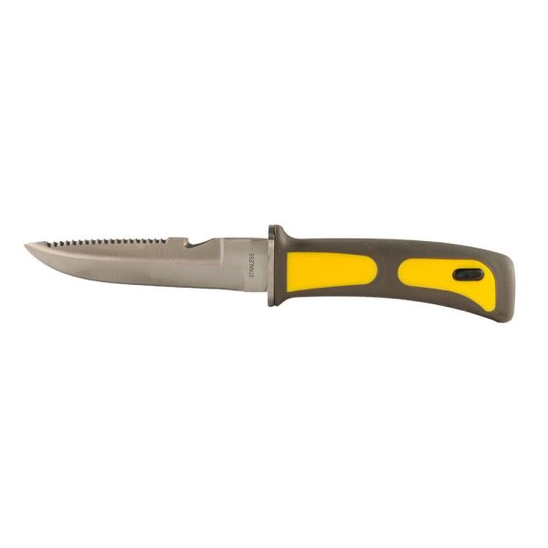 Μαχαίρι κυνηγιού DK01Y με θήκη κίτρινη 23cm (λάμα 11cm)