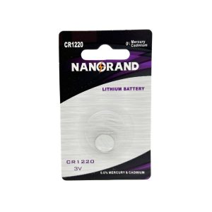 Μπαταρία NANORAND λιθίου CR1220 3V
